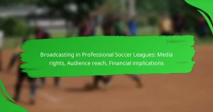 Broadcasting in Professional Soccer Leagues: Media rights, Audience reach, Financial implications