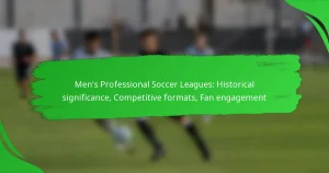 Men’s Professional Soccer Leagues: Historical significance, Competitive formats, Fan engagement